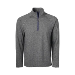 Men's Mélange Quarter Zip