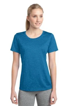 Ladies Heather Contender Scoop Neck Tee -Jiffyshirts Sales Store ca52d49cae503f