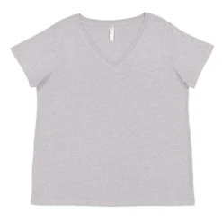 Ladies' Curvy V-Neck Fine Jersey T-Shirt 25 Ladies' Curvy V-Neck Fine Jersey T-Shirt -Jiffyshirts Sales Store cb038c527741d9
