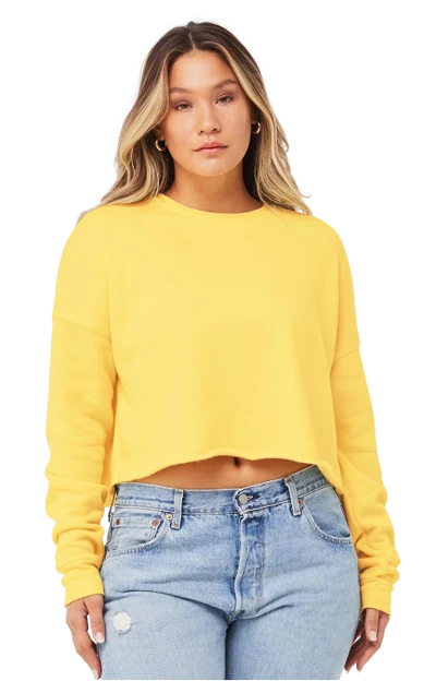 Ladies' Cropped Fleece Crew 9 Ladies' Cropped Fleece Crew - Image 7