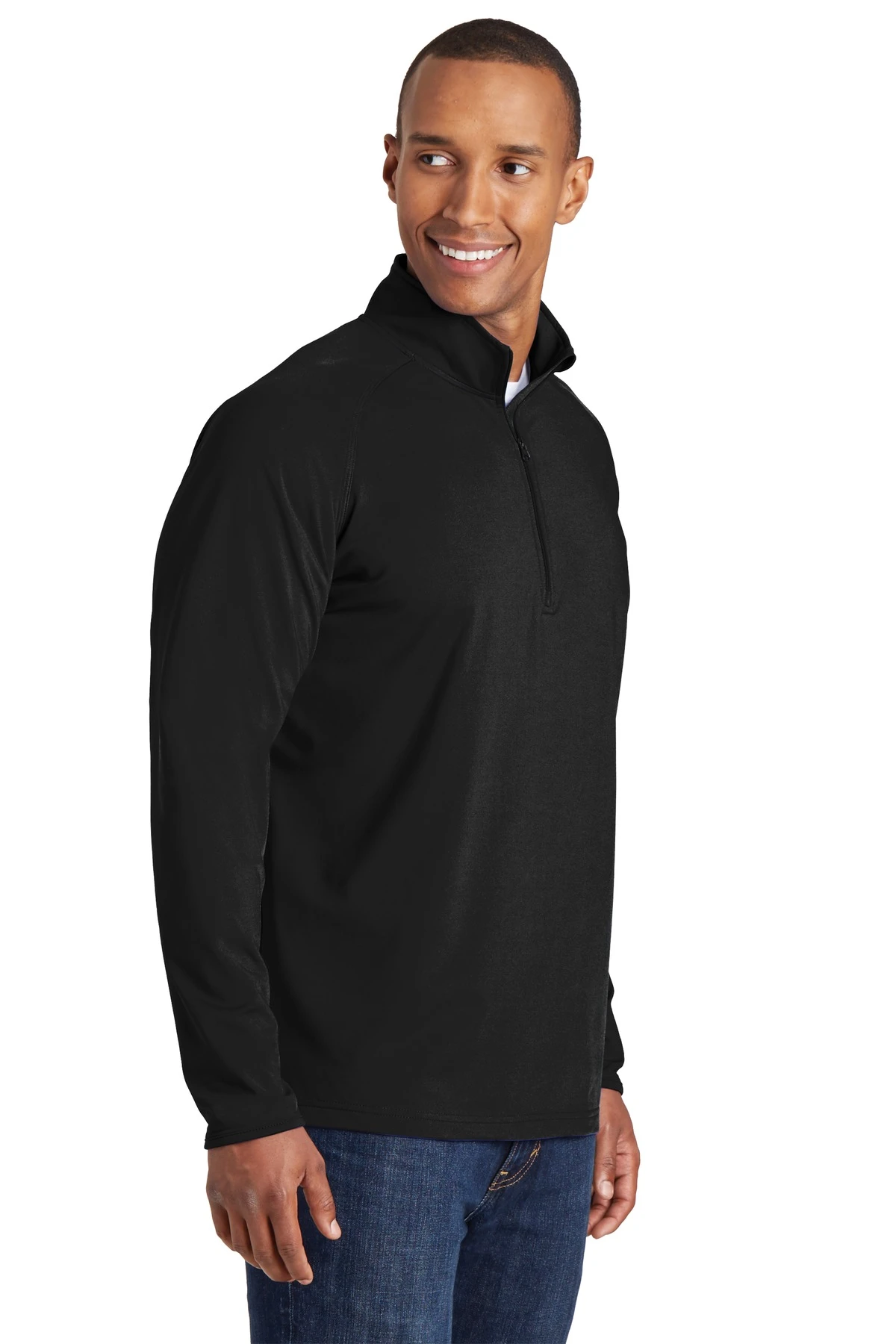 Tall Sport-Wick Stretch 1/2-Zip Pullover 5 Tall Sport-Wick Stretch 1/2-Zip Pullover - Image 3
