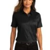 Ladies Short Sleeve SuperPro React ™ Twill Shirt