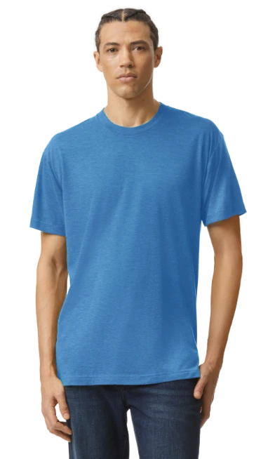 Unisex Triblend USA Made Short-Sleeve Track T-Shirt 9 Unisex Triblend USA Made Short-Sleeve Track T-Shirt - Image 7