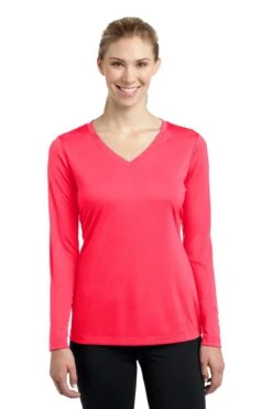 Ladies Long Sleeve PosiCharge Competitor V-Neck Tee 31 Ladies Long Sleeve PosiCharge Competitor V-Neck Tee -Jiffyshirts Sales Store ce1e7280b8f571