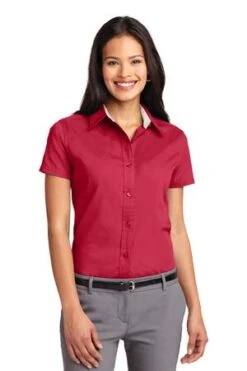 Ladies Short Sleeve Easy Care Shirt 34 Ladies Short Sleeve Easy Care Shirt -Jiffyshirts Sales Store ce39dedfbff14e