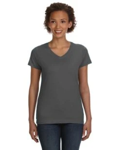 Ladies' V-Neck Fine Jersey T-Shirt 29 Ladies' V-Neck Fine Jersey T-Shirt -Jiffyshirts Sales Store ced2c2ad2e8e4b