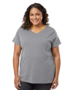 Ladies' Curvy V-Neck Fine Jersey T-Shirt 26 Ladies' Curvy V-Neck Fine Jersey T-Shirt -Jiffyshirts Sales Store cee62a45233663