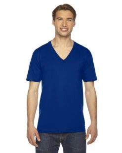 Unisex Fine Jersey Short-Sleeve V-Neck T-Shirt