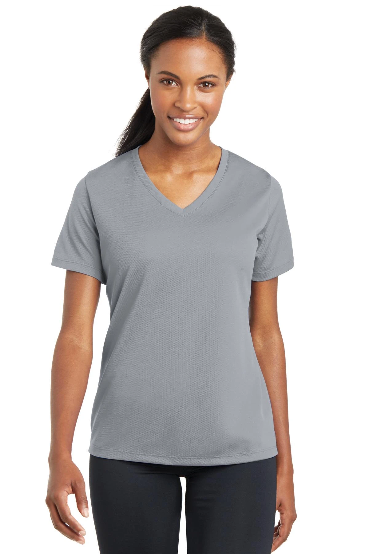Ladies PosiCharge RacerMesh V-Neck Tee 8 Ladies PosiCharge RacerMesh V-Neck Tee - Image 6