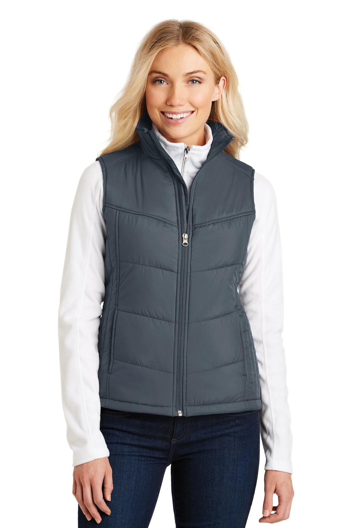 Ladies Puffy Vest 6 Ladies Puffy Vest - Image 4