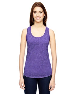 Anvil Ladies' Triblend Racerback Tank -Jiffyshirts Sales Store d066719aa5807b