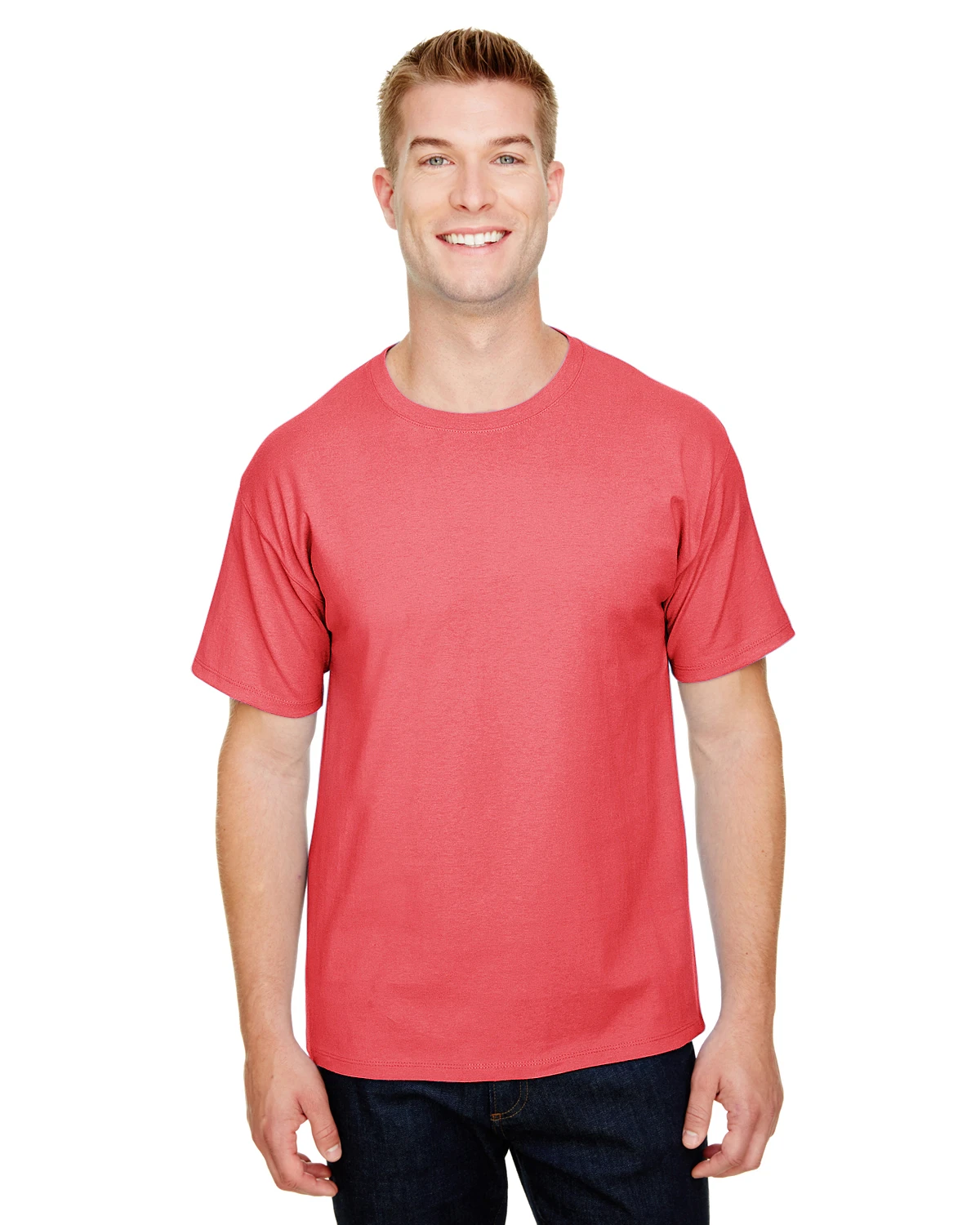 Adult Topflight Heather Performance T-Shirt 8 Adult Topflight Heather Performance T-Shirt - Image 6
