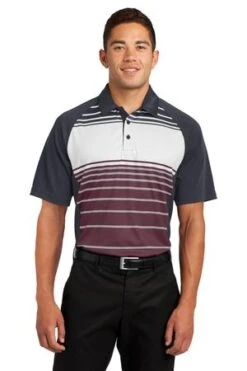 Men's Dry Zone Sublimated Stripe Polo 17 Men's Dry Zone Sublimated Stripe Polo -Jiffyshirts Sales Store d1a5c4109a4808