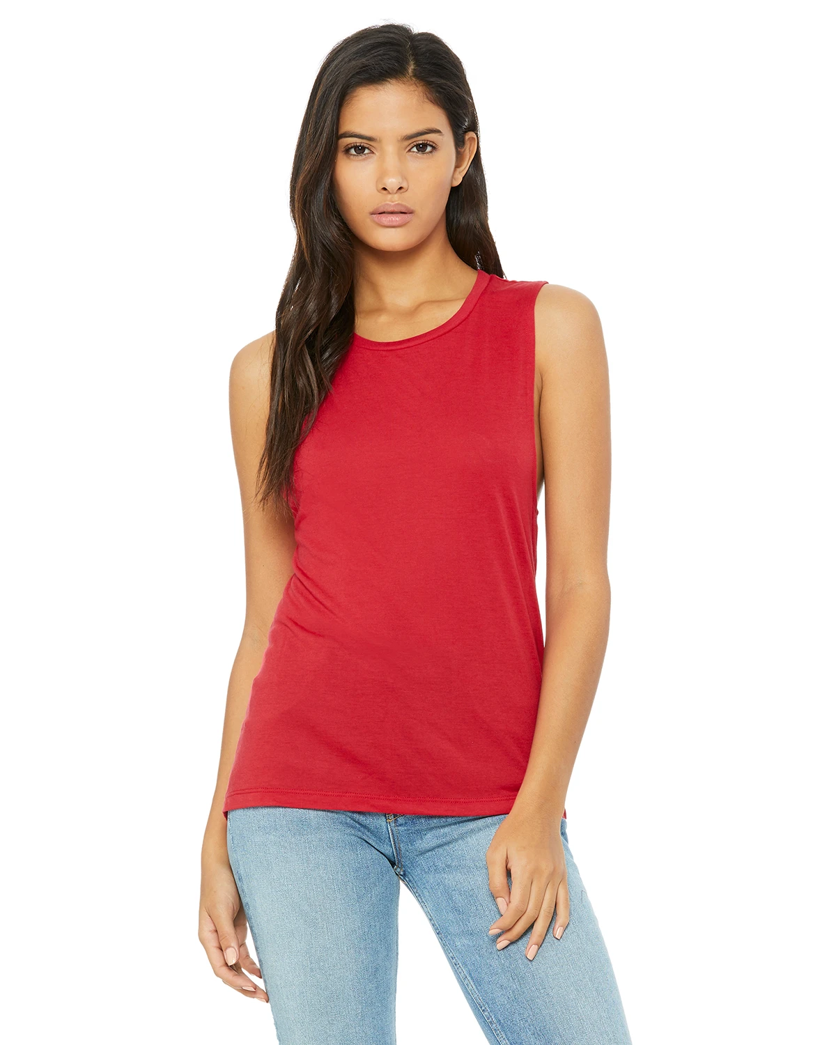 Ladies' Flowy Scoop Muscle Tank 21 Ladies' Flowy Scoop Muscle Tank - Image 19