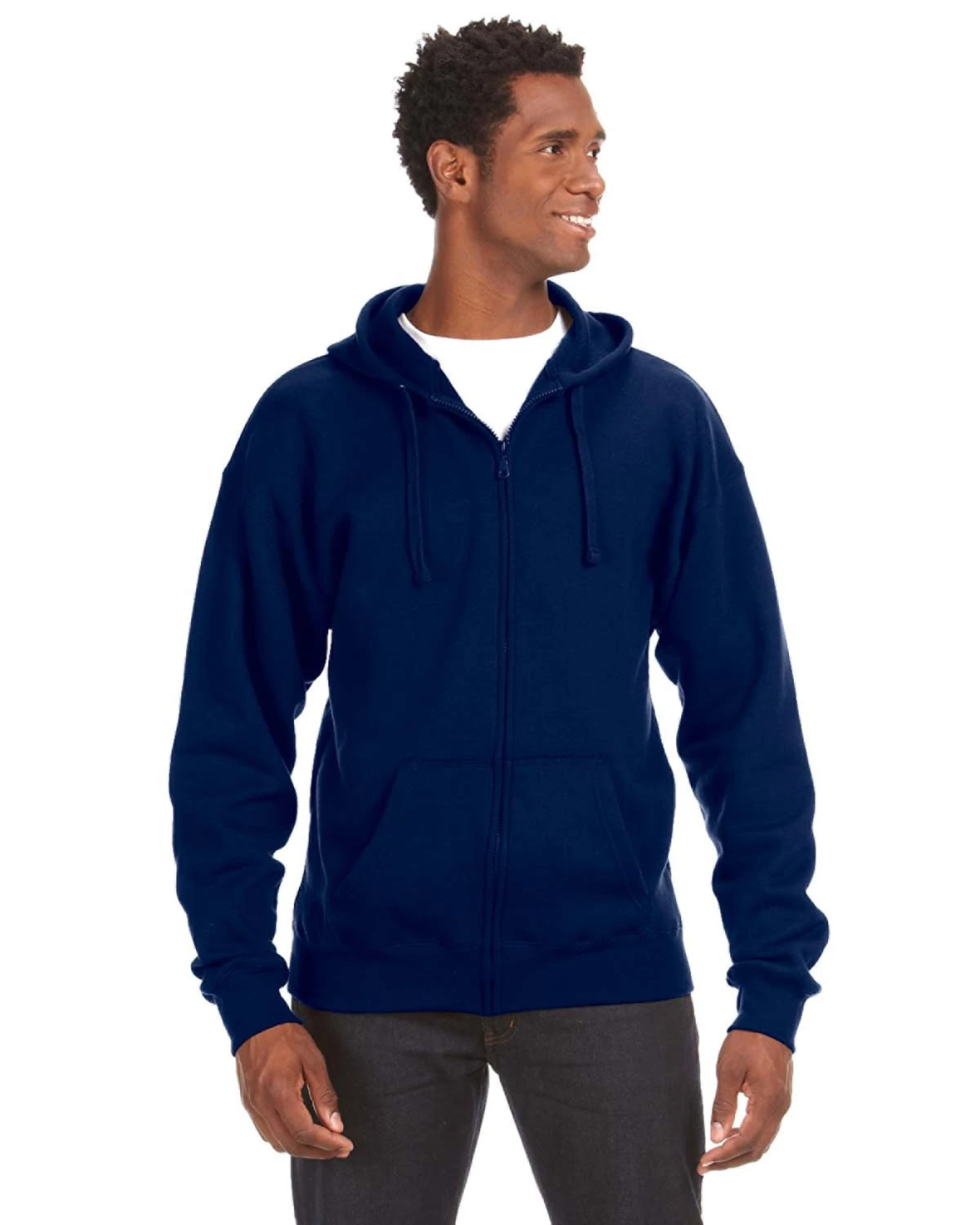 Adult Unisex Premium Full-Zip Fleece Hood 8 Adult Unisex Premium Full-Zip Fleece Hood - Image 6