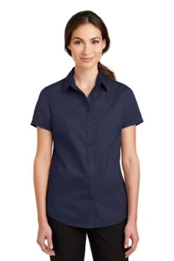 Ladies Short Sleeve SuperPro Twill Shirt 25 Ladies Short Sleeve SuperPro Twill Shirt -Jiffyshirts Sales Store d462d744bcc020