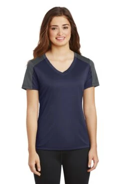 Ladies PosiCharge Competitor Sleeve-Blocked V-Neck Tee 24 Ladies PosiCharge Competitor Sleeve-Blocked V-Neck Tee -Jiffyshirts Sales Store d489cc7646c6f3