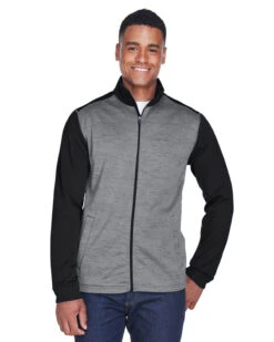 Men's Newbury Colorblock Mélange Fleece Full-Zip 11 Men's Newbury Colorblock Mélange Fleece Full-Zip -Jiffyshirts Sales Store d512b344c229ed