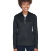 Ladies' Cool & Dry Sport Quarter-Zip Pullover -Jiffyshirts Sales Store d55c68a4befd22