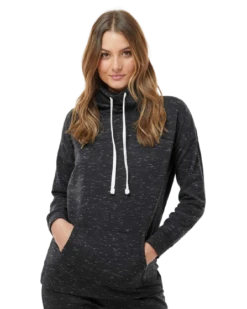 Ladies' Melange Fleece Cowl Neck Sweatshirt 12 Ladies' Melange Fleece Cowl Neck Sweatshirt -Jiffyshirts Sales Store d664ab6aecf1a2