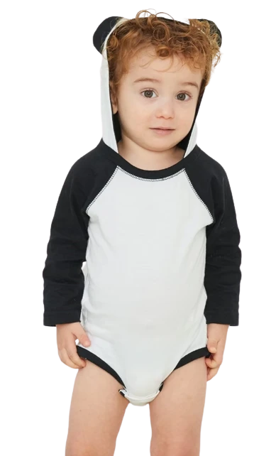 Infant Long Sleeve Fine Jersey Bodysuit With Ears 8 Infant Long Sleeve Fine Jersey Bodysuit With Ears - Image 6