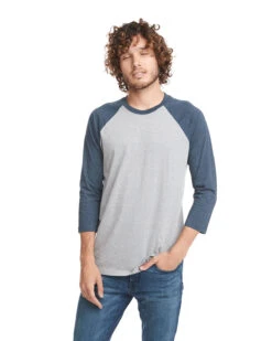 Next Level Unisex CVC 3/4 Sleeve Raglan Baseball T-Shirt -Jiffyshirts Sales Store d72d32dd2e7d23