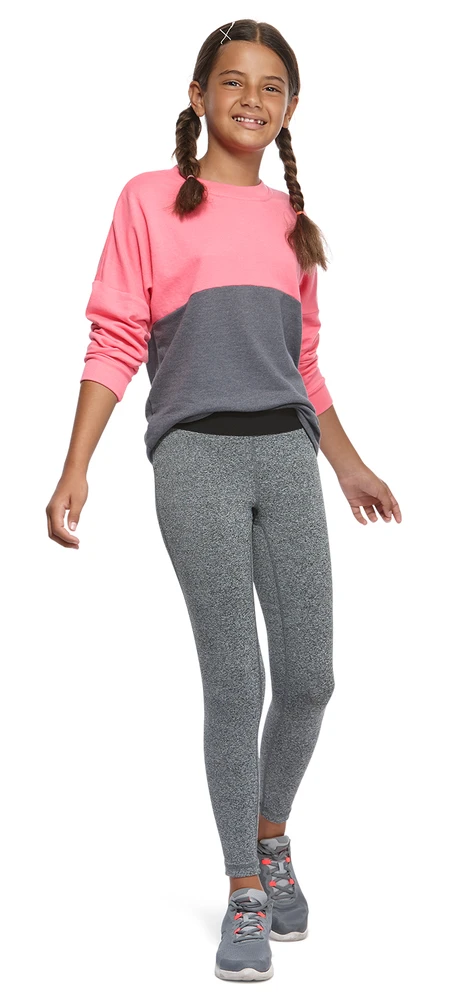 Girls Dri Team Heather Legging 6 Girls Dri Team Heather Legging - Image 4