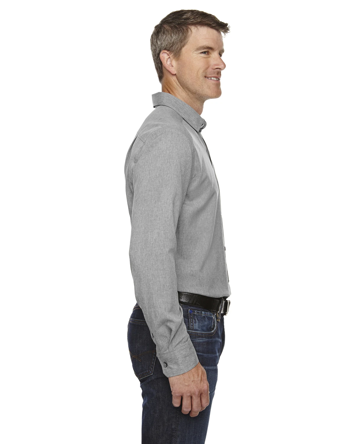 Men's Mélange Performance Shirt 4 Men's Mélange Performance Shirt - Image 2