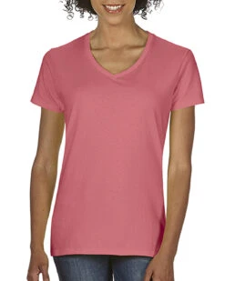 Ladies' Midweight RS V-Neck T-Shirt -Jiffyshirts Sales Store d7916b16b5b136