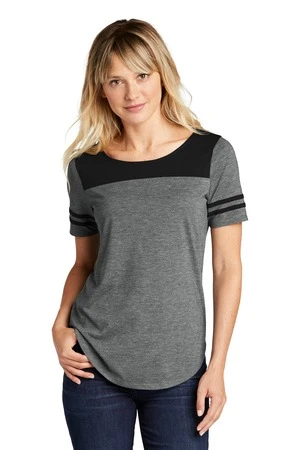 Ladies PosiCharge Tri-Blend Wicking Fan Tee 8 Ladies PosiCharge Tri-Blend Wicking Fan Tee - Image 6