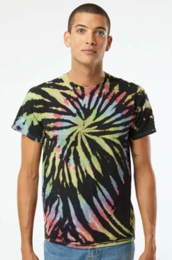 Unisex Multi-Color Spiral Short Sleeve T-Shirt