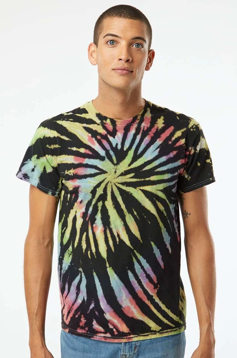 Unisex Multi-Color Spiral Short Sleeve T-Shirt 3 Unisex Multi-Color Spiral Short Sleeve T-Shirt
