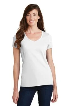 Ladies Fan Favorite V-Neck Tee 26 Ladies Fan Favorite V-Neck Tee -Jiffyshirts Sales Store d9839766023e58
