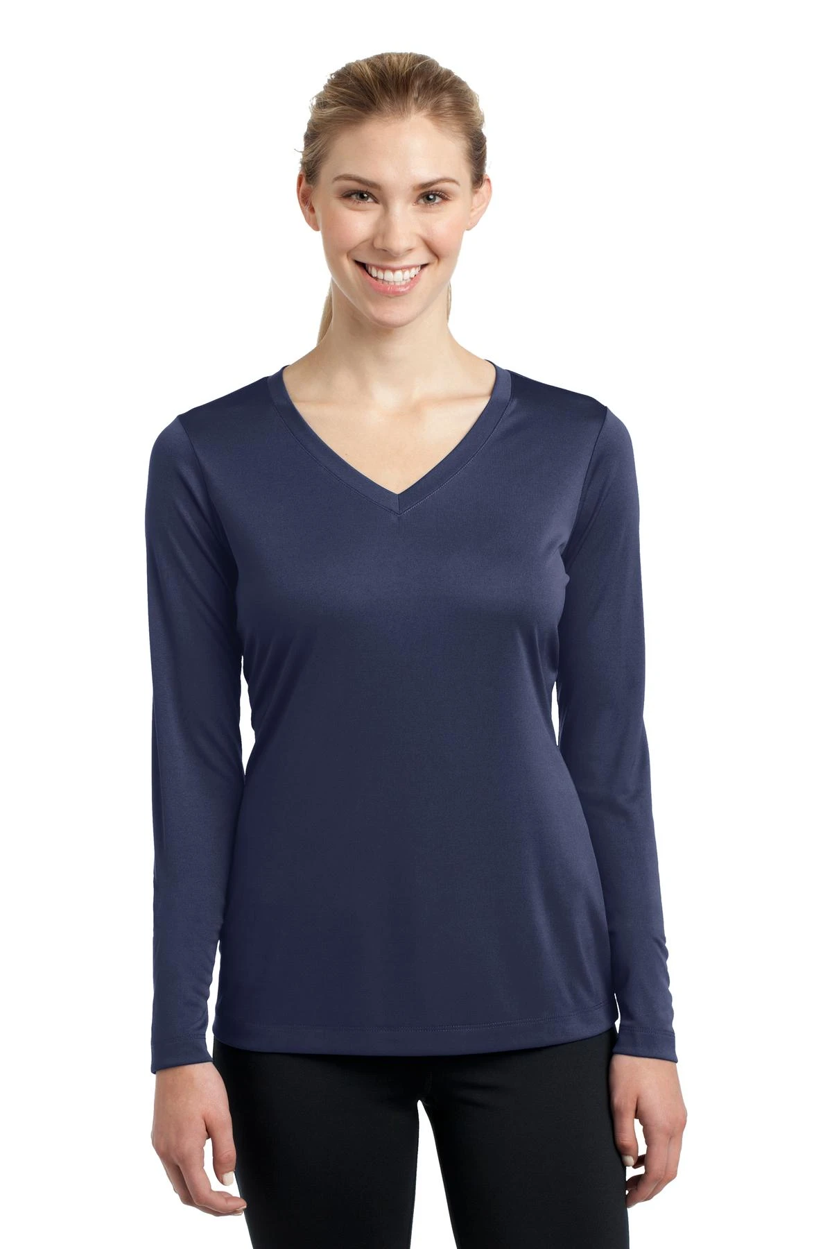 Ladies Long Sleeve PosiCharge Competitor V-Neck Tee 22 Ladies Long Sleeve PosiCharge Competitor V-Neck Tee - Image 20