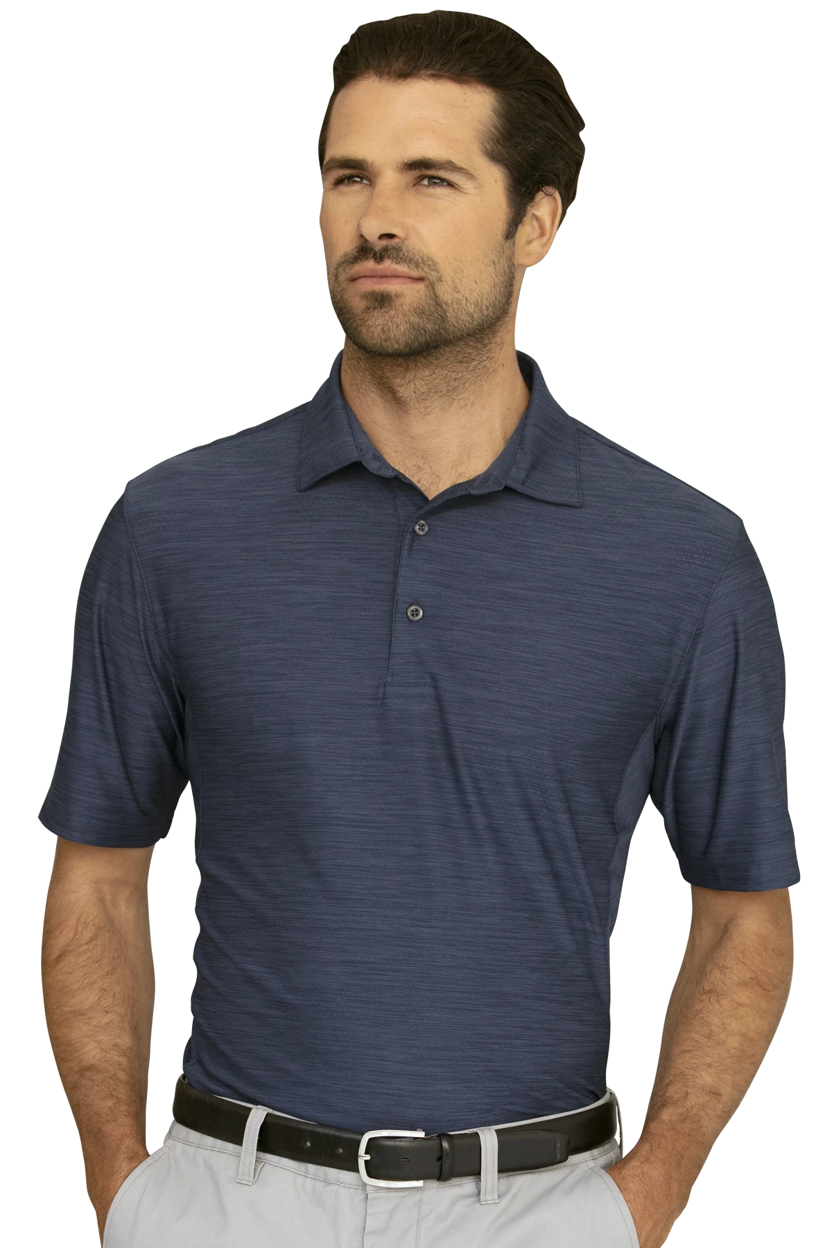 Greg Norman Play Dry® Heather Solid Polo 9 Greg Norman Play Dry® Heather Solid Polo - Image 7