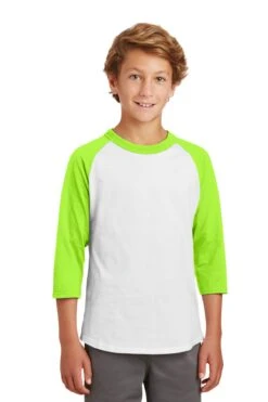 Youth Unisex Colorblock Raglan Jersey -Jiffyshirts Sales Store da3a3910a3f946