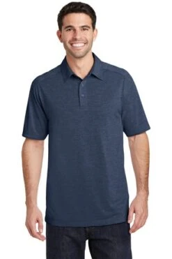 Digi Heather Performance Polo -Jiffyshirts Sales Store da6bf126d1e9c7
