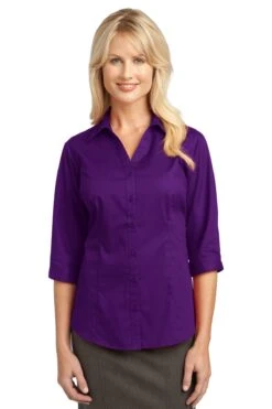 Port Authority Ladies 3/4-Sleeve Blouse 13 Port Authority Ladies 3/4-Sleeve Blouse -Jiffyshirts Sales Store da6fa840c10fcd