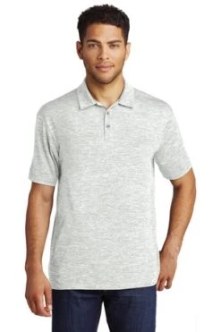 Men's PosiCharge Electric Heather Polo
