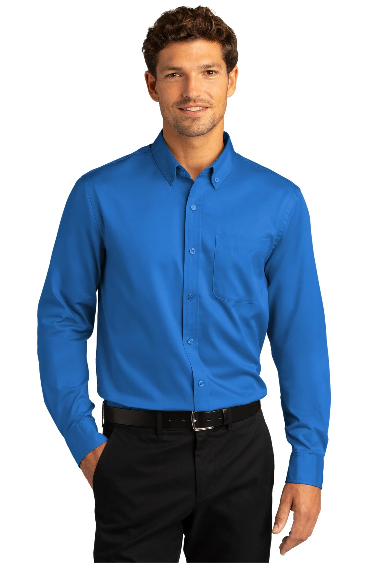 Long Sleeve SuperPro React™ Twill Shirt 17 Long Sleeve SuperPro React™ Twill Shirt - Image 15