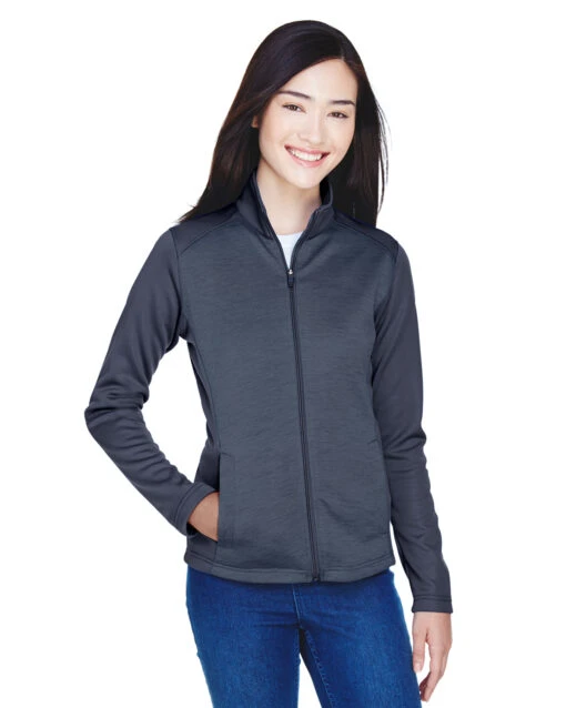 Ladies' Newbury Colorblock Mélange Fleece Full-Zip 8 Ladies' Newbury Colorblock Mélange Fleece Full-Zip -Jiffyshirts Sales Store db4f10c1126c01