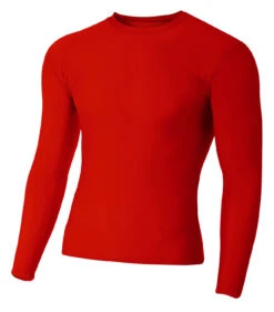 Adult Polyester Spandex Long Sleeve Compression T-Shirt -Jiffyshirts Sales Store dc453a58f01f7a
