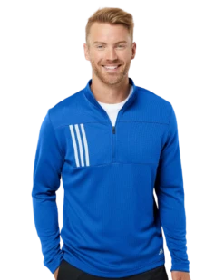 ADIDAS Adult Unisex 3-Stripes Double Knit Quarter-Zip Pullover 17 ADIDAS Adult Unisex 3-Stripes Double Knit Quarter-Zip Pullover -Jiffyshirts Sales Store dcca3d8e2036bb