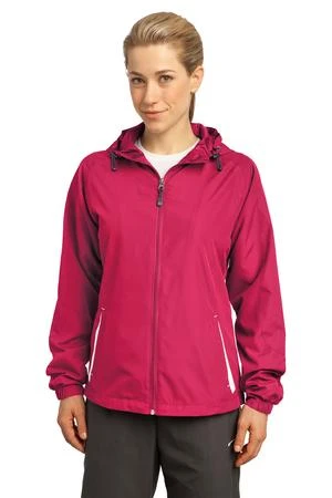 Ladies Colorblock Hooded Raglan Jacket 6 Ladies Colorblock Hooded Raglan Jacket - Image 4