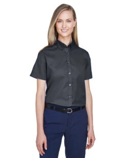 Ladies' Optimum Short-Sleeve Twill Shirt 16 Ladies' Optimum Short-Sleeve Twill Shirt -Jiffyshirts Sales Store dd24ebbfce591b