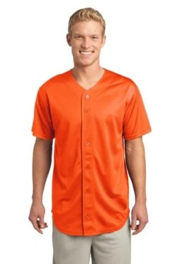 Unisex PosiCharge Tough Mesh Full-Button Jersey 24 Unisex PosiCharge Tough Mesh Full-Button Jersey -Jiffyshirts Sales Store ddd7fb99ec7eae