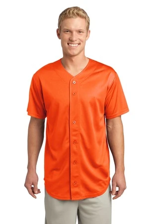 Unisex PosiCharge Tough Mesh Full-Button Jersey 11 Unisex PosiCharge Tough Mesh Full-Button Jersey - Image 9