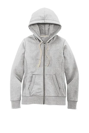 District Women's Re-Fleece Full-Zip Hoodie 7 District Women's Re-Fleece Full-Zip Hoodie - Image 5