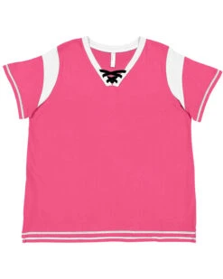 Ladies' Curvy Gameday Lace Up T-Shirt -Jiffyshirts Sales Store df2acce86e6f46