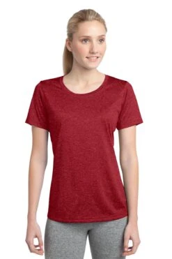Ladies Heather Contender Scoop Neck Tee -Jiffyshirts Sales Store df79f878bd545c
